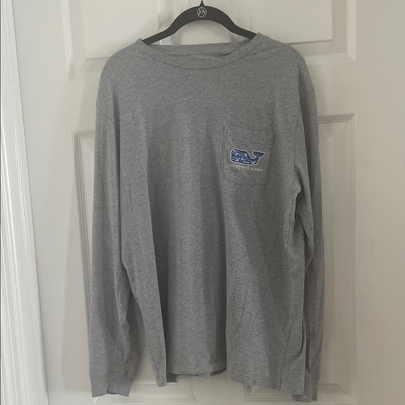 Vineyard Vines Gray Long Sleeve Tee - Picture 2 of 7